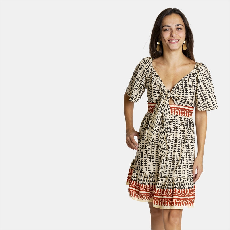 VESTIDO CORTO NATURAL SOUL