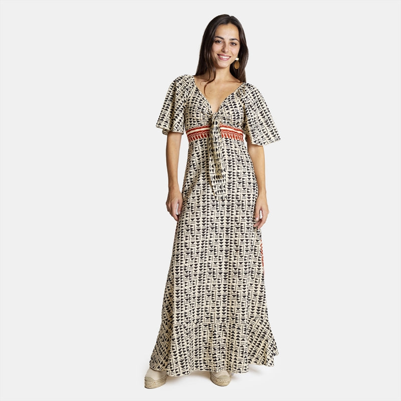 VESTIDO LARGO NATURAL SOUL