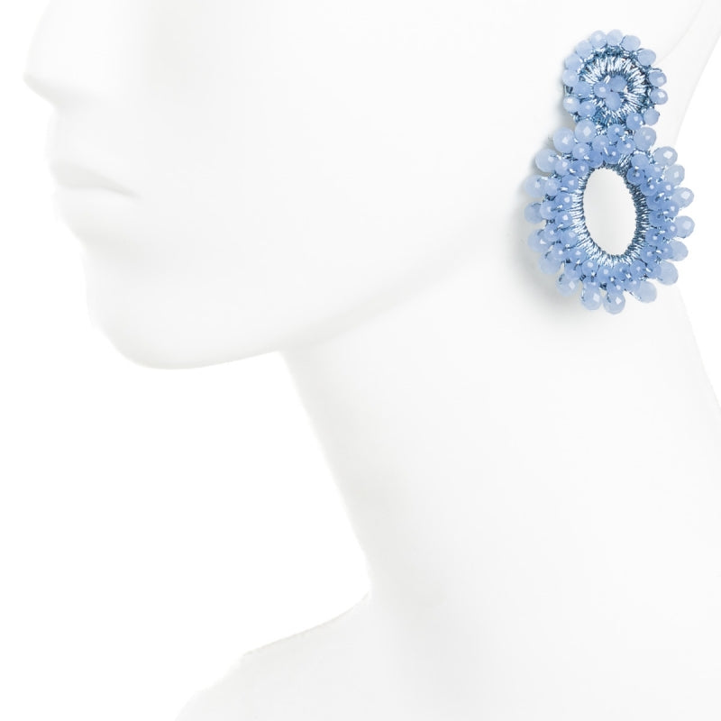 PENDIENTES CRISTAL FACETADA