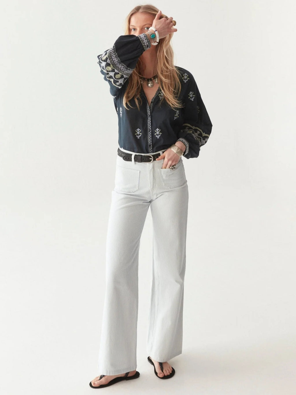 Chandra Blouse - Midnight Wish