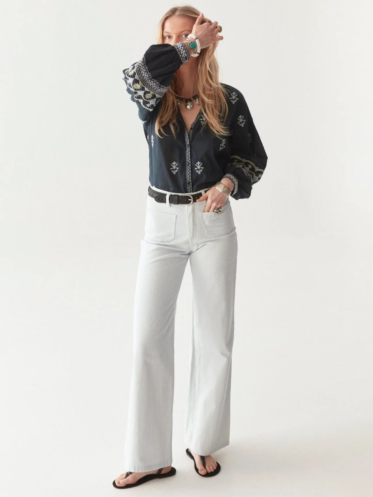 Chandra Blouse - Midnight Wish