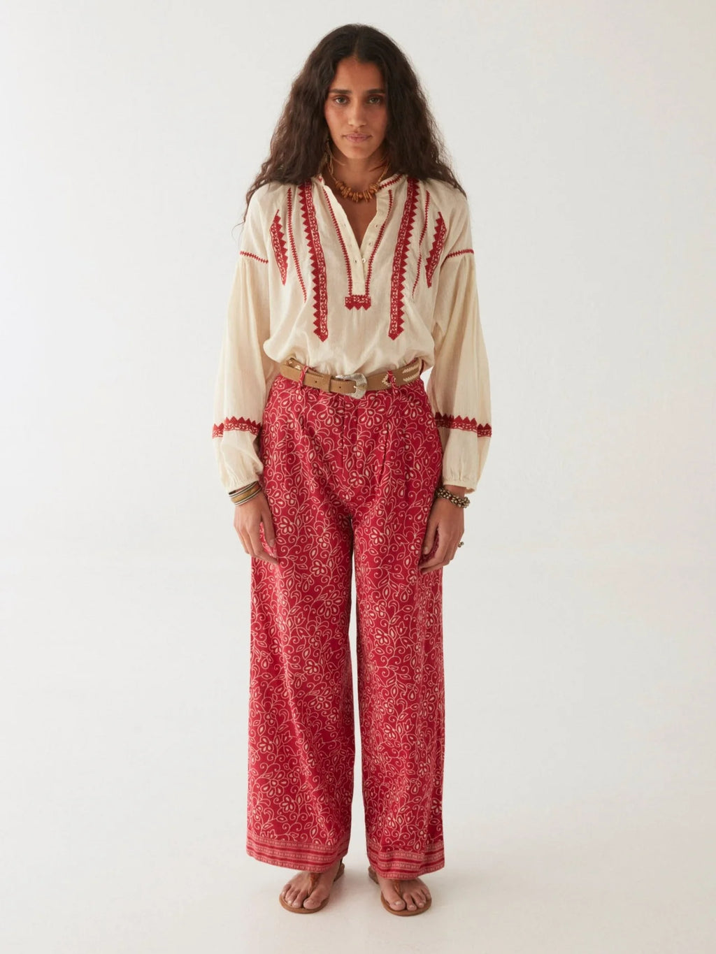 Irina Blouse - Bell Pepper