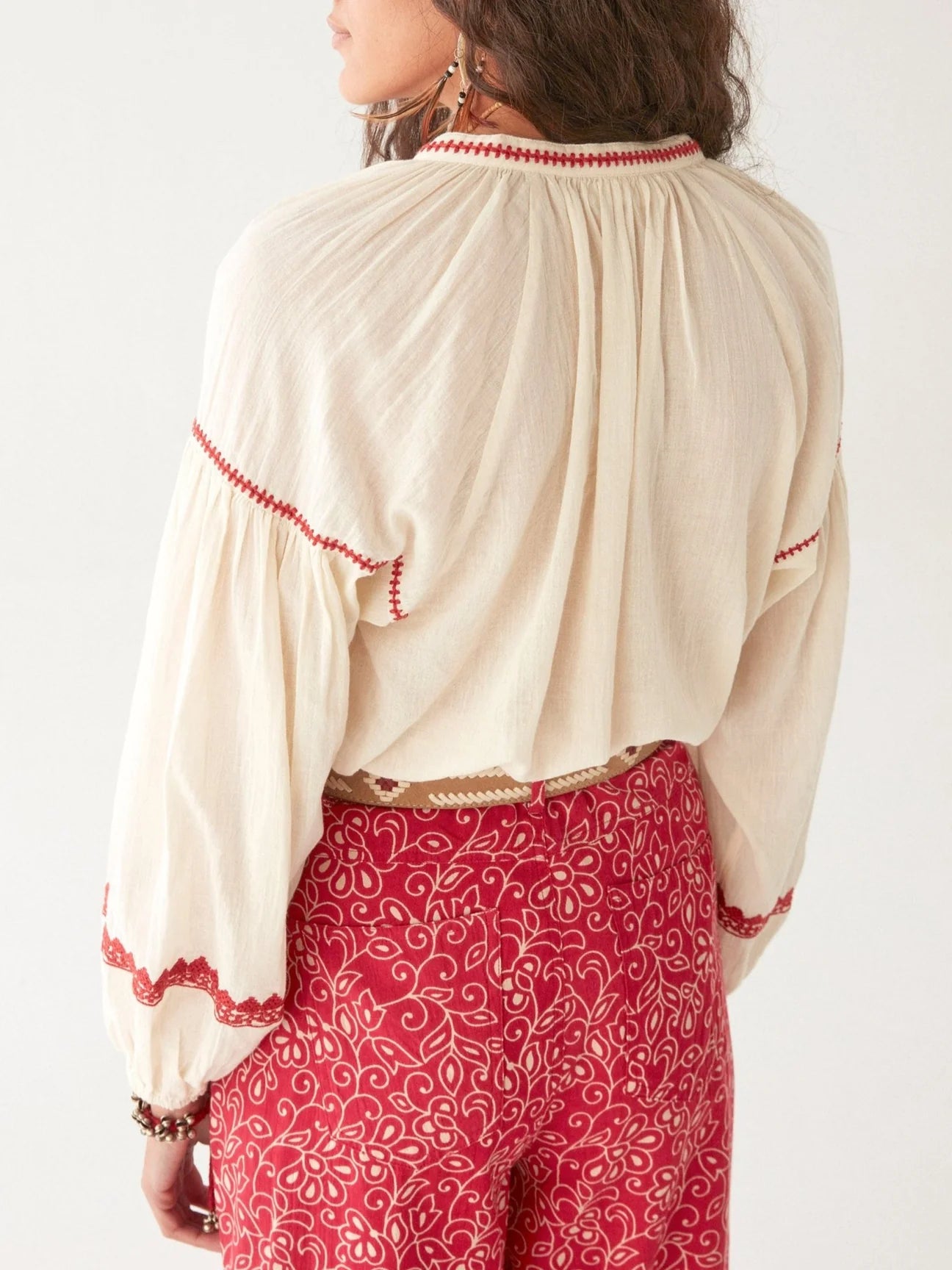 Irina Blouse - Bell Pepper