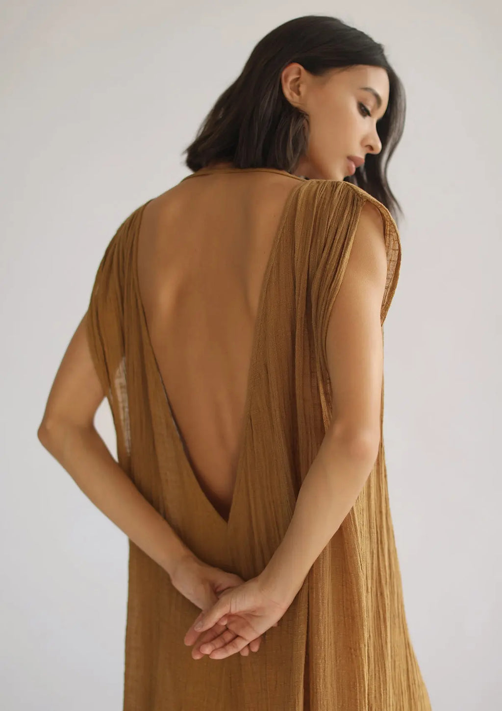 ARES KAFTAN - GOLDEN BROWN