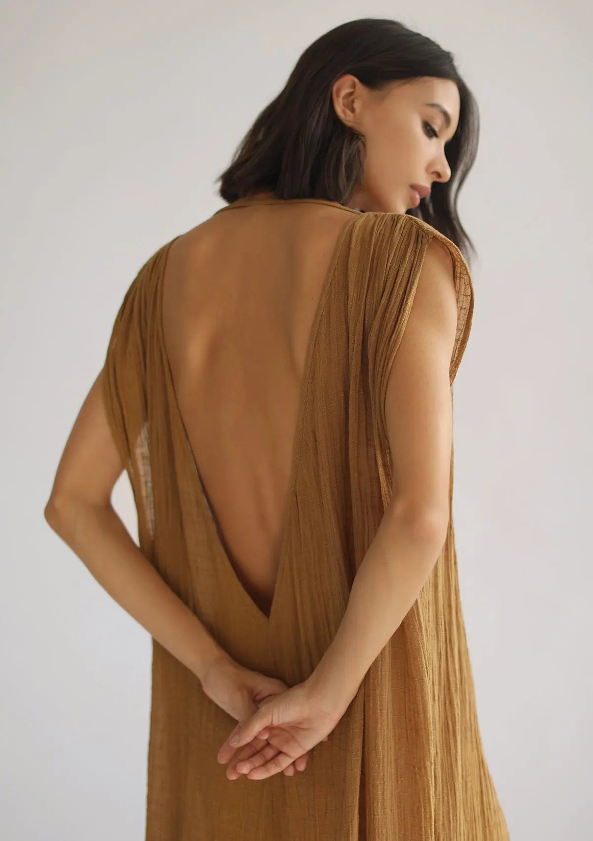 ARES KAFTAN - GOLDEN BROWN