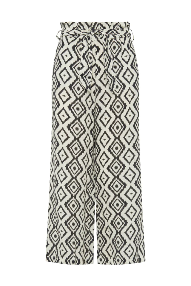 MRS KATTO PRINTED IKAT BLACK