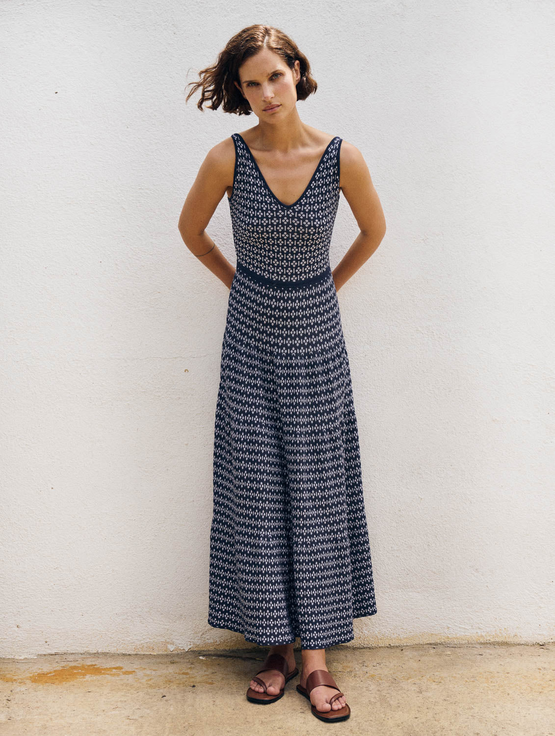 Vestido tirantes midi