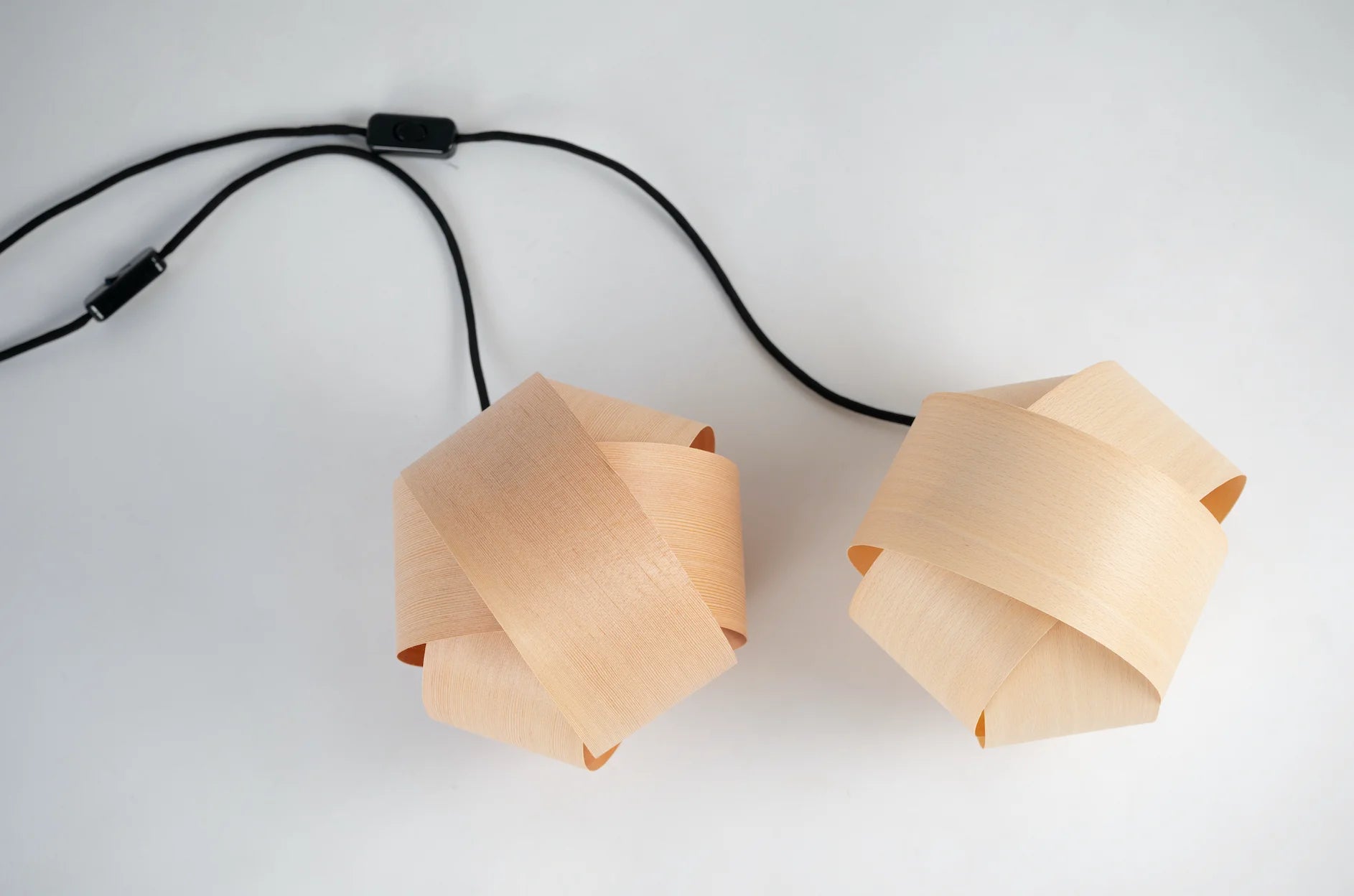 CABDELL CHERRY WOOD LAMP Ø 20 cm