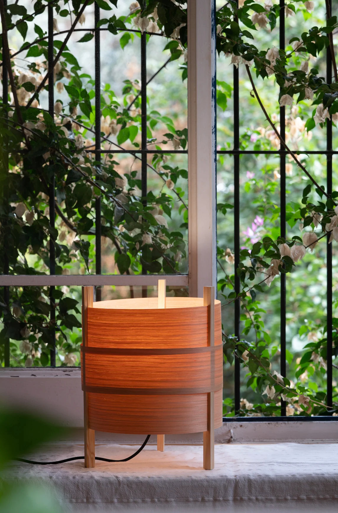 CONCENTRICA CHERRY WOOD LAMP