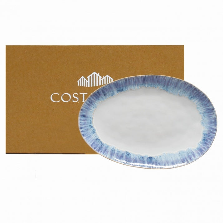 FUENTE OVAL 41CM, AZUL