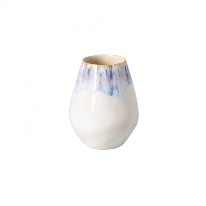 JARRÓN OVAL PEQUEÑO 15CM, RIA AZUL