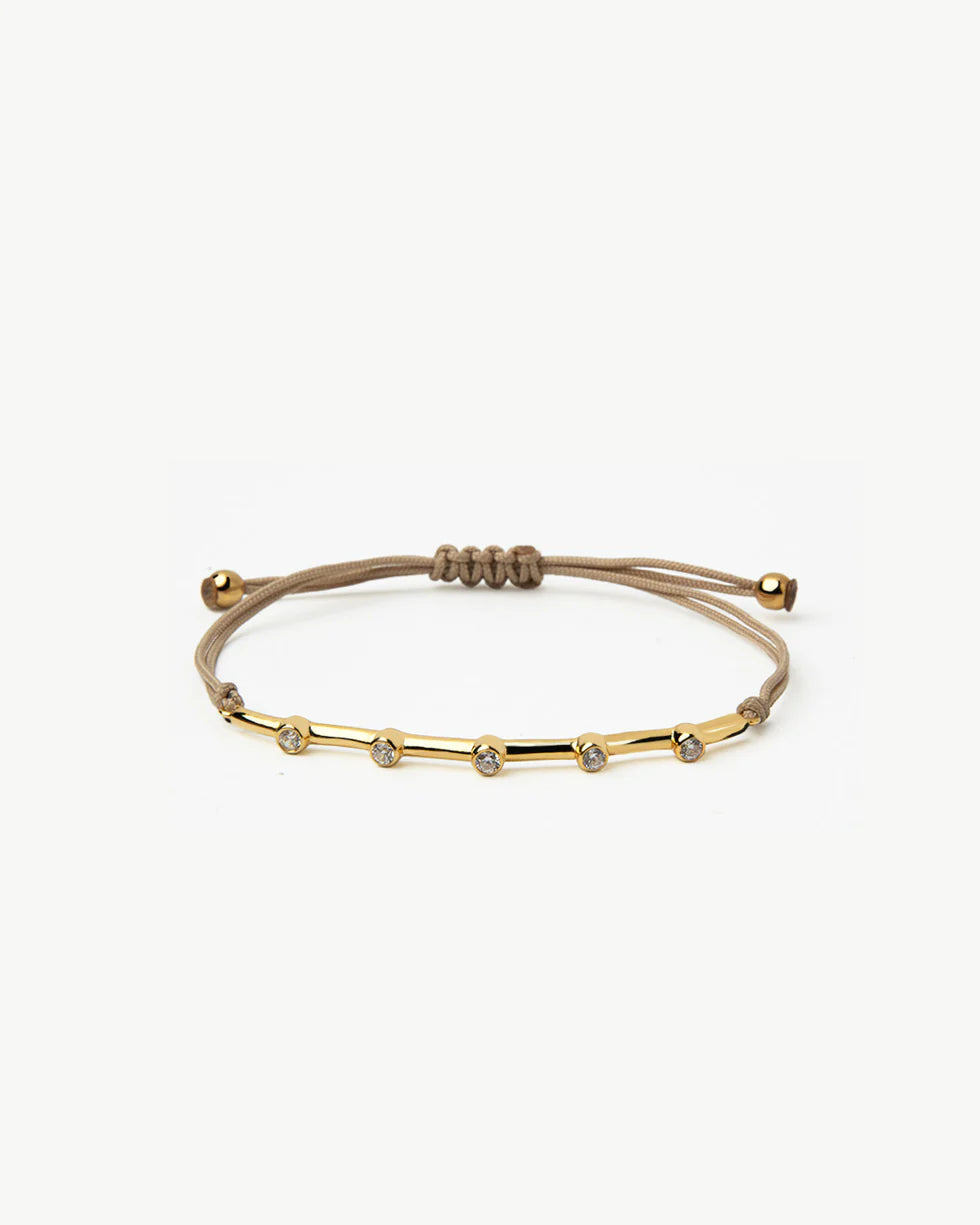 PULSERA RIZADA BLANCA