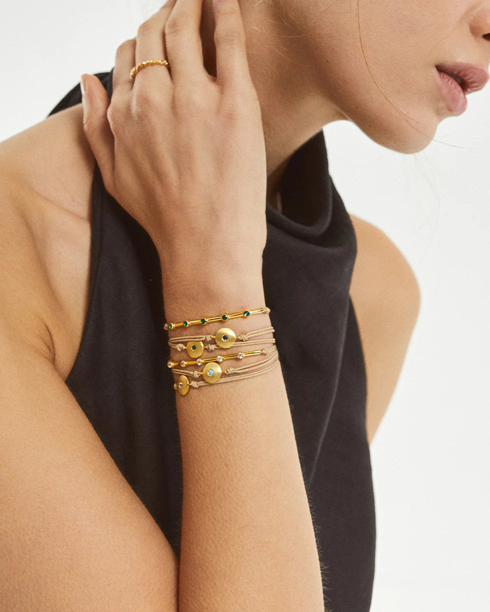 PULSERA RIZADA VERDE