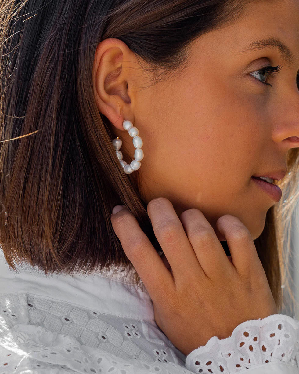 PENDIENTES DE ARO DE VERANO