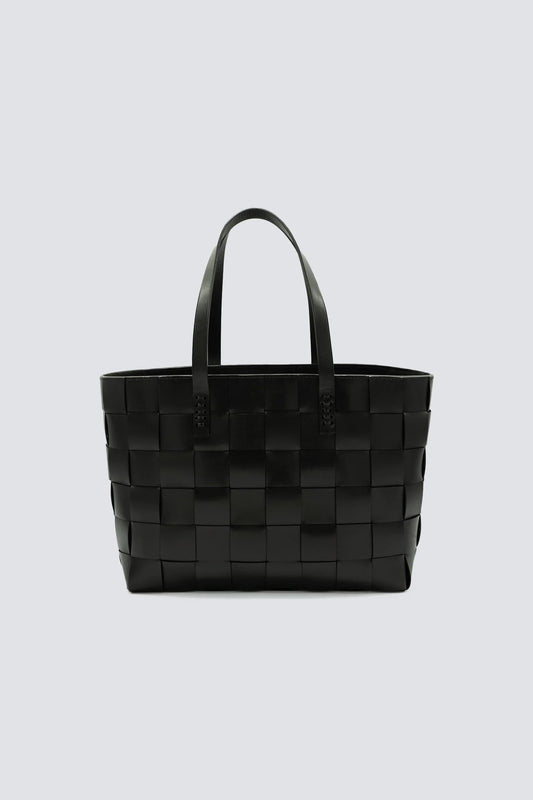 JAPAN TOTE BLACK W/ FLAT HANDLES