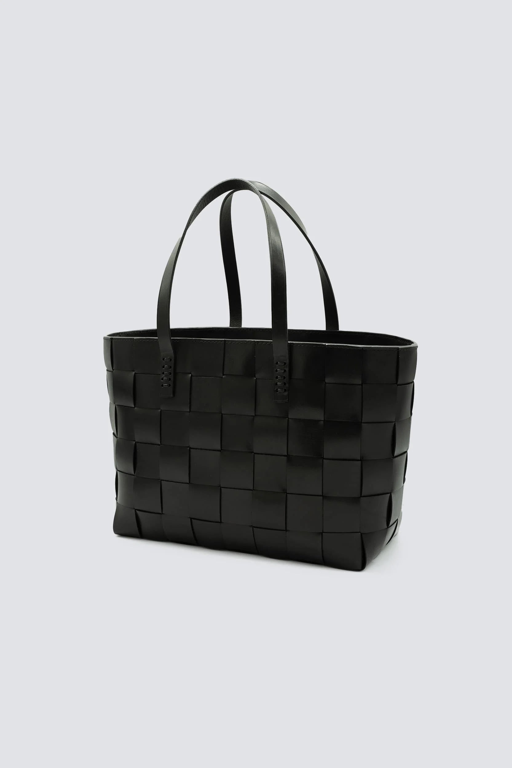 JAPAN TOTE BLACK W/ FLAT HANDLES