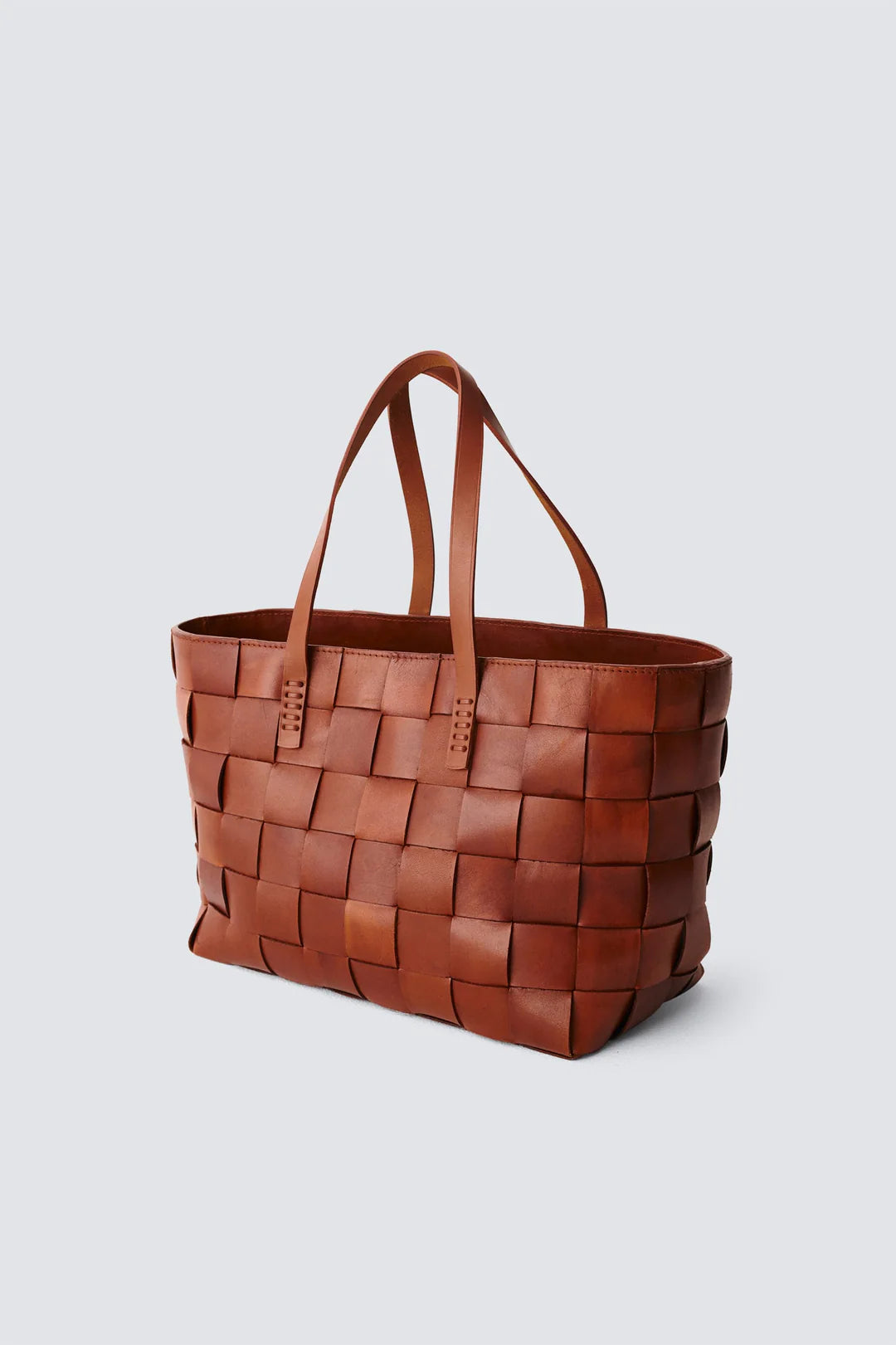JAPAN TOTE TAN W/ FLAT HANDLES