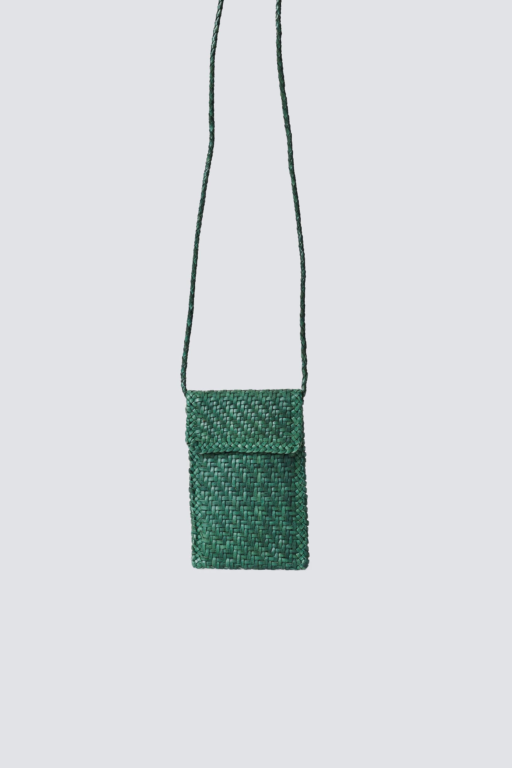 PHONE CROSSBODY FOREST GREEN