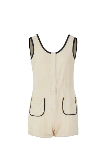 MRS CANDY JUMPSUIT BEIGE BLACK