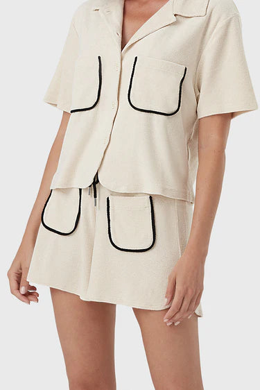 MRS CANDY SHORT BEIGE BLACK