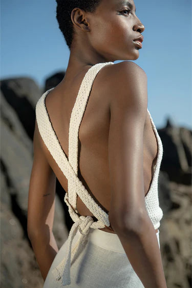 MRS JOYCE TOP OFF WHITE