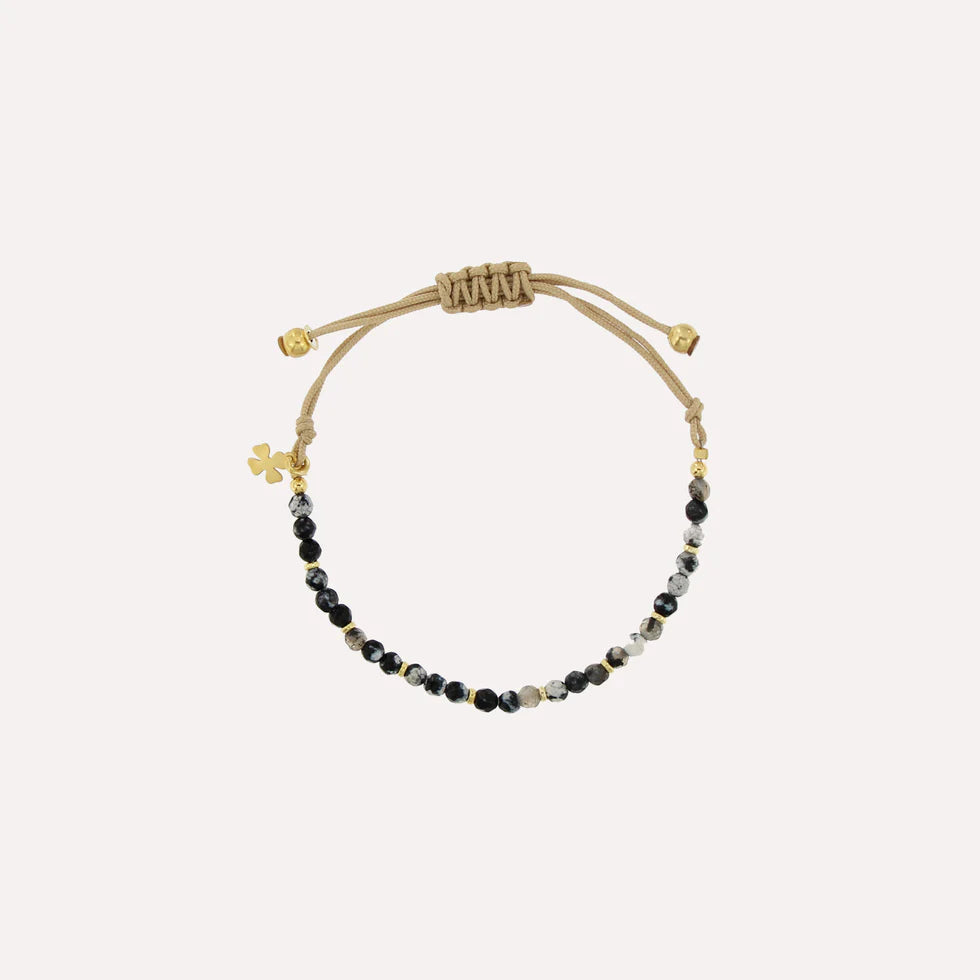 PULSERA DE PIEDRAS VERDE OSCURO