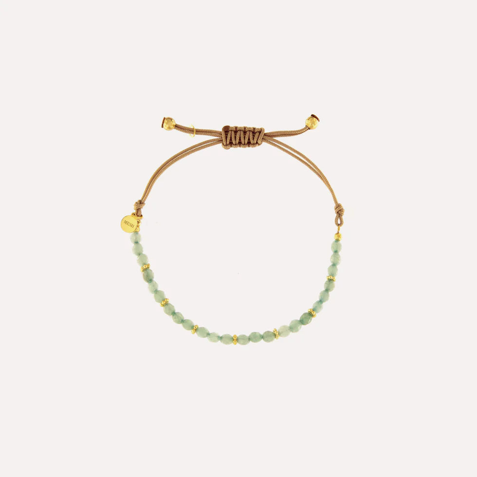 PULSERA DE PIEDRAS AGUA VERDE